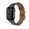 SwitchEasy Classic Genuine Leather Apple Watch Band (42/44/45mm) Brown