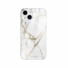 MagEasy Marble For iPhone 14 Champagne White