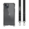 MagEasy Odyssey M + Strap iPhone 15 - Leather Black / Black