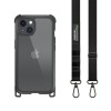 SwitchEasy Odyssey + Strap iPhone 15 - Leather Black / Black
