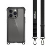 SwitchEasy Odyssey + Strap iPhone 15 Pro - Leather Black / Black