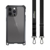 SwitchEasy Odyssey + Strap iPhone 15 Pro - Metal Black / Black