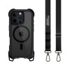 MagEasy Odyssey M+Strap Rugged Utillity Case iPhone 16 Pro Metal Black/Black