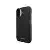 MagEasy Kev M Armaid Fiber Case iPhone 16 1500D/1500D Black