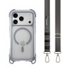 MagEasy Odyssey Strap M Rugged Utility Protective Case with Lanyard for iPhone 17 Pro Mist/Concrete Gray
