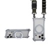 MagEasy Odyssey Ultra M 360 Magnetic Stand Guard Protective Case with Lanyard for iPhone 17 Pro Max Mist/Concrete Gray