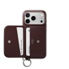 MagEasy Pouch M Wallet Phone Case with Lanyard for iPhone 17 Pro Burgundy/Burgundy