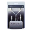 Professional Cable ETM4001-HDPHONE Headset for iPhone/iPod - Retail Packaging - White