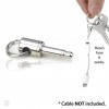 Professional Cable Dongle Dangler Silver