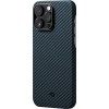 PITAKA MagEZ Case 3 (Black/Blue Twill) 1500D for iPhone 14