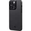 PITAKA MagEZ Case Pro 3 (Black/Grey Twill) 1500D for iPhone 14 Pro Max