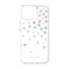 Kate Spade New York Protective Hardshell Case for iPhone 14 Plus - Scattered Flowers/Iridescent/Clear/White/Gems