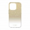 Kate Spade New York High Gloss Protective Hardshell for iPhone 14 Pro Max - Gold Metallic Ombre
