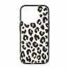 Kate Spade New York Protective Hardshell for MagSafe Case for iPhone 14 Pro - City Leopard Black/Gold Foil/Clear