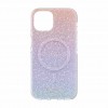 Kate Spade New York Defensive Hardshell for MagSafe Case for iPhone 14 Plus - Ombre Glitter/Pink/Purple/Blue