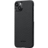 PITAKA MagEZ Case 4 (Black/Grey Twill) 1500D for iPhone 15 Plus