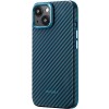 PITAKA MagEZ Case Pro 4 (Black/Blue Twill) 1500D for iPhone 15