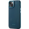 PITAKA MagEZ Case Pro 4 (Black/Blue Twill) 1500D for iPhone 15 Plus