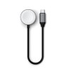 Satechi USB-C Magnetic Fast-Charging Cable for Apple Watch Space Gray