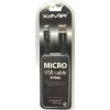 Xavier 6-Feet USB Micro Cable for USB Devices - Retail Packaging - Black