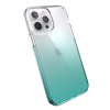 Speck iPhone 13 Pro Max / iPhone 12 Pro Max Presidio Perfect Clear Ombre Clear/Fantasy Teal Fade