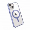 Speck iPhone 14 PRESIDIO PERFECT CLEAR GEO +MS (CLEAR/GROUNDED PURPLE)
