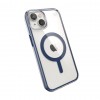 Speck iPhone 14 Plus PRESIDIO PERFECT CLEAR GEO +MS (CLEAR/COASTAL BLUE)