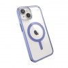 Speck iPhone 14 Plus PRESIDIO PERFECT CLEAR GEO +MS (CLEAR/GROUNDED PURPLE)