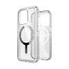 Speck iPhone 15 Pro GEMSHELL GRIP CLEAR/ CHROME FINISH