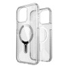 Speck iPhone 15 Pro Max PRESIDIO LUX GRIP CLEAR / PLATINUM GLITTER/ CHROME FINISH / SERENE SILVER