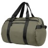 Tucano GOMMO Weekender bag in elastomeric material that converts to a backpack Military green