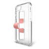 BodyGuardz SlideVue Case for iPhone Xs Max- Clear/Pink