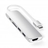 SATECHI TYPE-C Slim Multiport Adapter V2 Silver