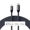 SATECHI Type-C to Lightning Charging Cable Space Grey