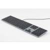 Matias RGB Backlit Wired Aluminum Keyboard for Mac - Space Gray