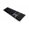 Matias Wireless Aluminum Keyboard - Space Gray/Black