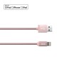Kanex DuraFlex Charge & Sync Cable with Lightning Connector, Tangle-free Metal Rose Gold, 4ft/1.2m