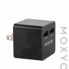 Moxyo MXY Wall Adapter Double 2.4A + 1A Black