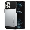 Spigen iPhone 12 Pro Max Case Slim Armor Satin Silver